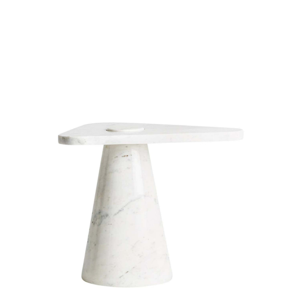 Table d'Appoint en Marbre Design Italien Style Années 70