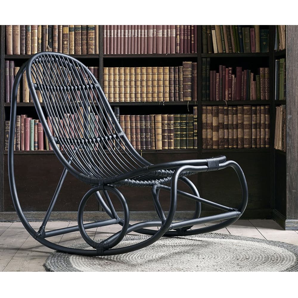 Fauteuil a bascule nanny noir 3 majdeltier pro