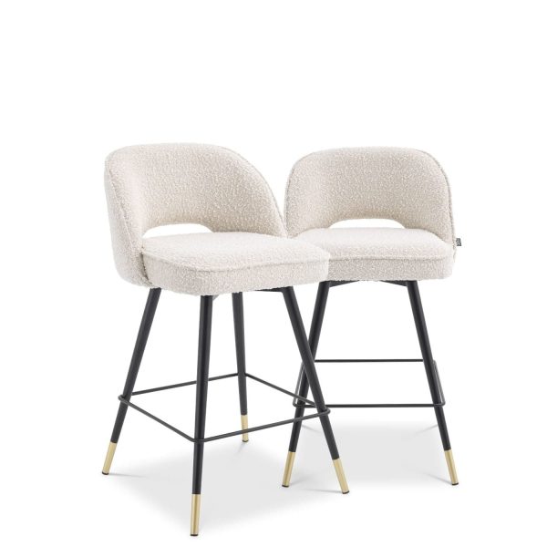Paire de Tabourets de comptoir Cliff