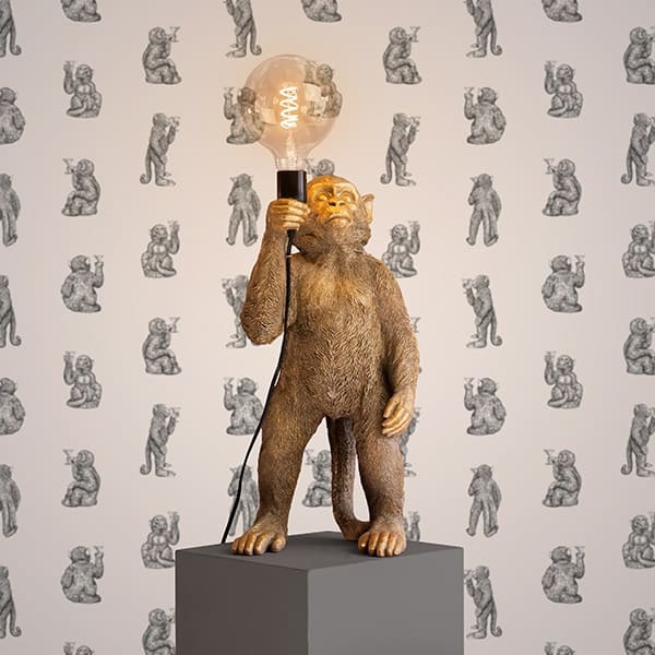 Lampe Singe KoKo doré WERNS®-2 Lampe Singe KoKo dore WERNS® 2