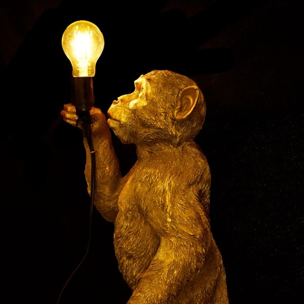 Lampe Singe KoKo doré WERNS® Lampe Singe KoKo dore WERNS®