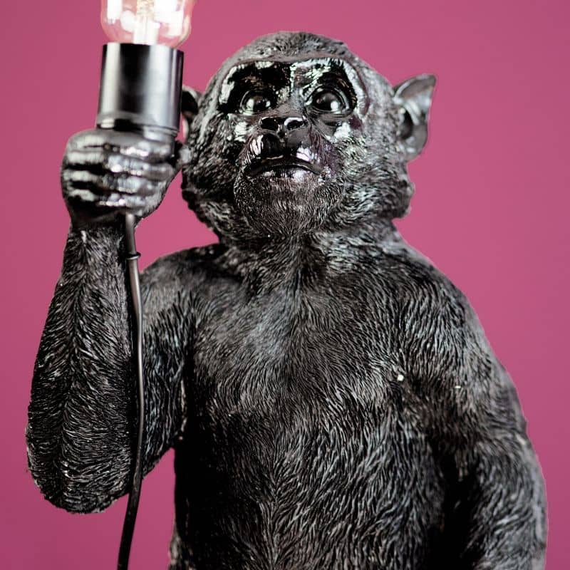 Lampe Singe KoKo noir werns
