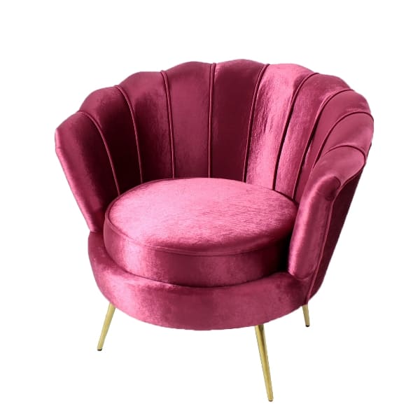Fauteuil Audrey Framboise