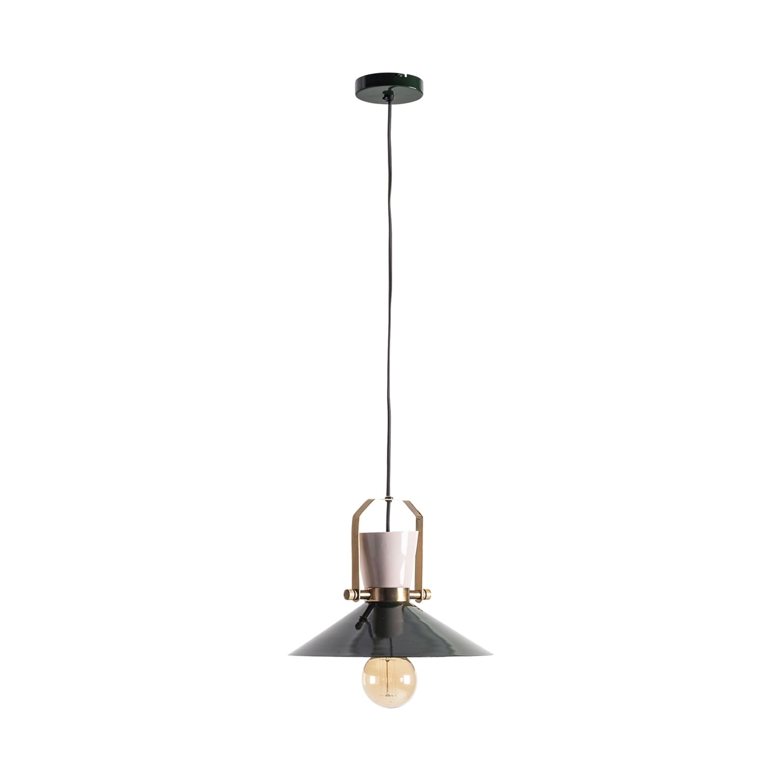 Lustre Vert Style Art-Déco