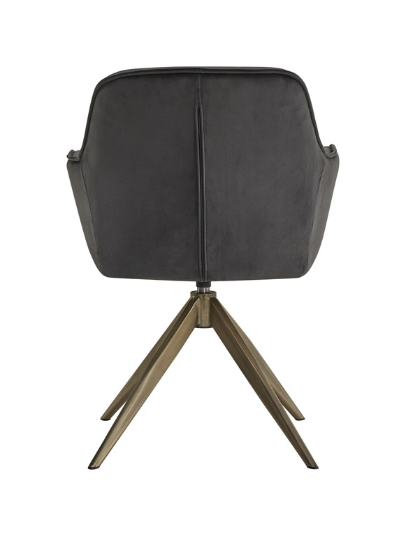 chaise pivotante velours2