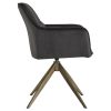 chaise pivotante velours3