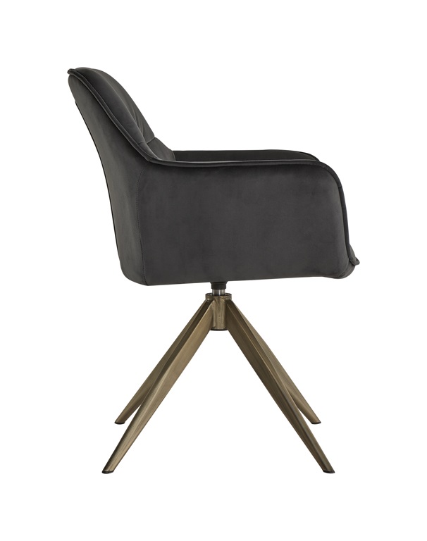 chaise pivotante velours3