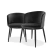 chaises-noir-set-confortable-majdeltier Chaises Filmore noir set de 2