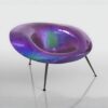 Fauteuil Nido Violet Iridescent Fauteuil Nido Violet Iridescent