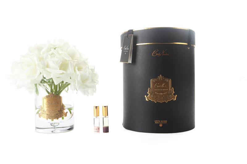 GrandBouquetRosesinClearglass_Ivory_White_with_gold_Black_box_2_800x