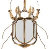 miroir-majdeltier-scarabé Scarabée rhinocéros mural et miroirs