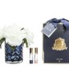 CoteNoire-HerringboneFlowerBlue-WhiteRoses-HCF04_800x Côte Noire Bouquet Chevrons Roses Blanches Parfumées