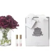 HerringboneFlowerClear_11CramineRedRosebuds__with_box_800x Cote Noire - Fleur à chevrons - Boutons de rose - Transparent - Rouge carmin