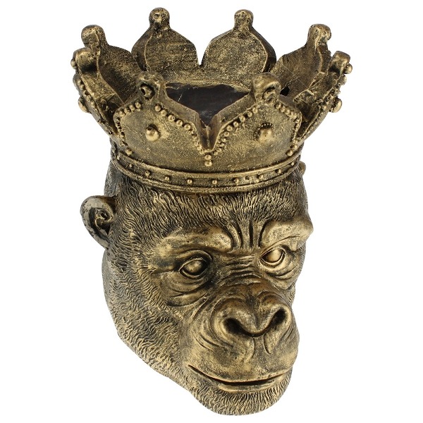 cache pot tête de singe