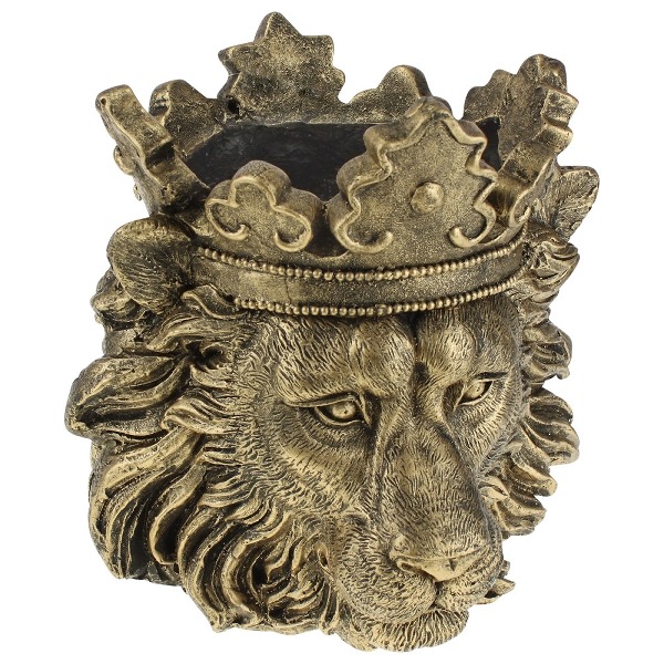 Cache pot tête de lion