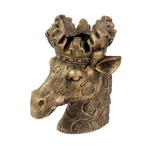 Cache pot tête de girafe