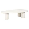 table-basse-organique-tripode-forme-galet-blanche-majdeltierblanche-majdeltier Table basse organique tripode