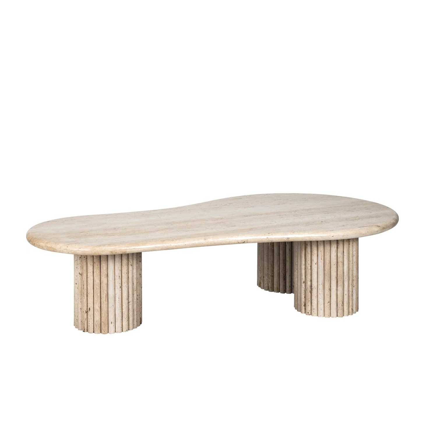 Table-Basse-En-Travertin-Tripode-cantera-2 Table Basse En Travertin Tripode cantera 2