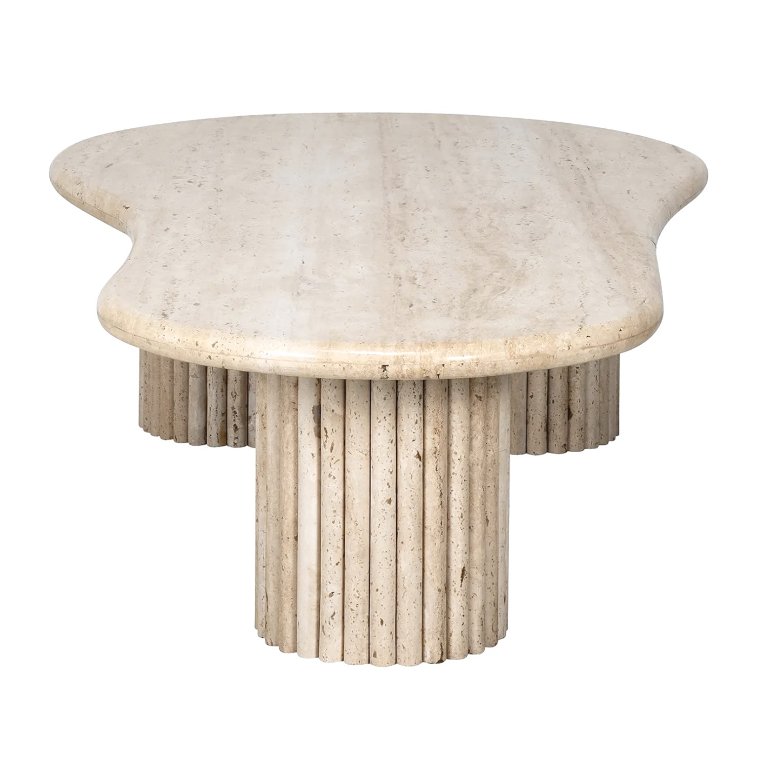 Table-Basse-En-Travertin-Tripode-cantera-4 Table Basse En Travertin Tripode cantera 4