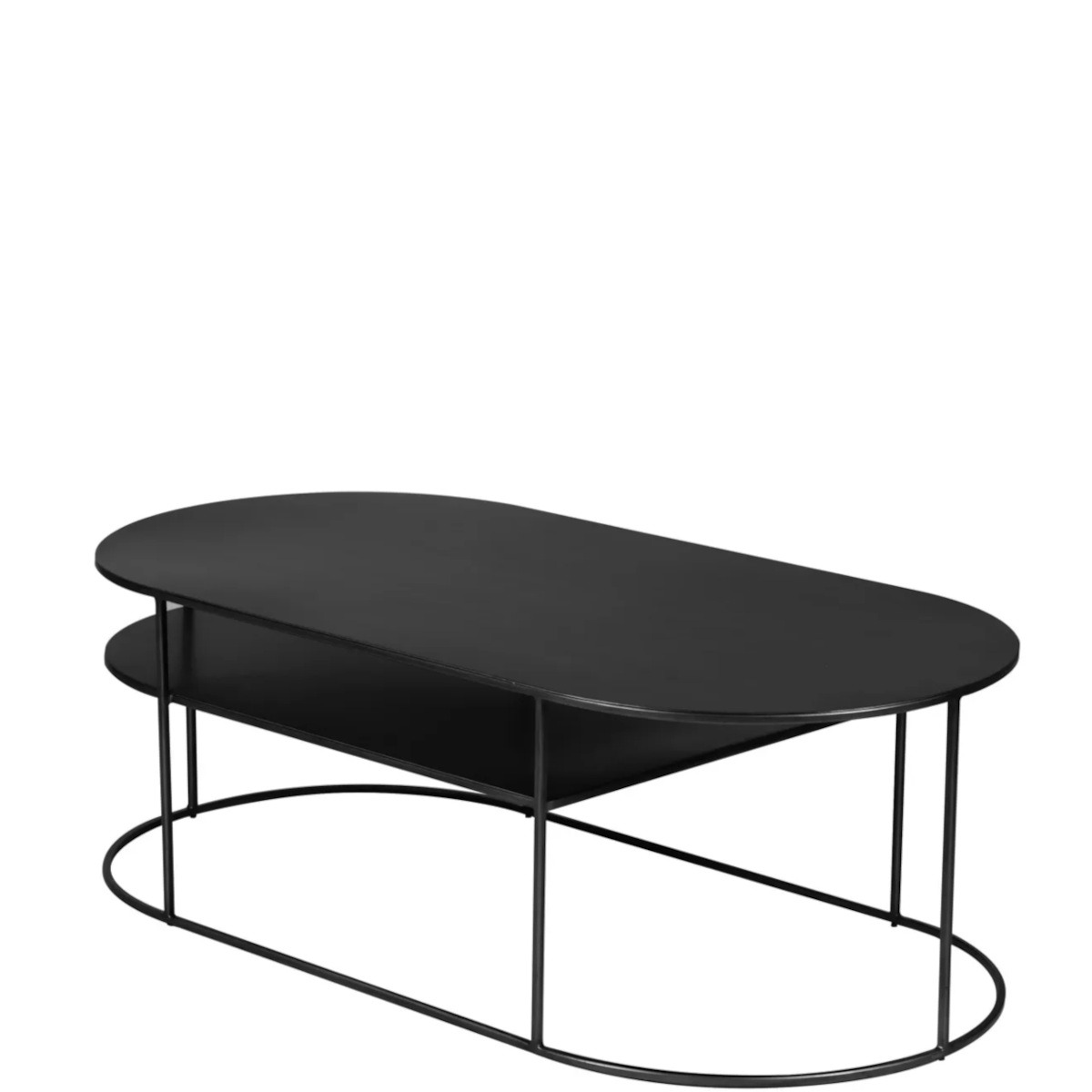 Table Basse Ovale Gary Métal