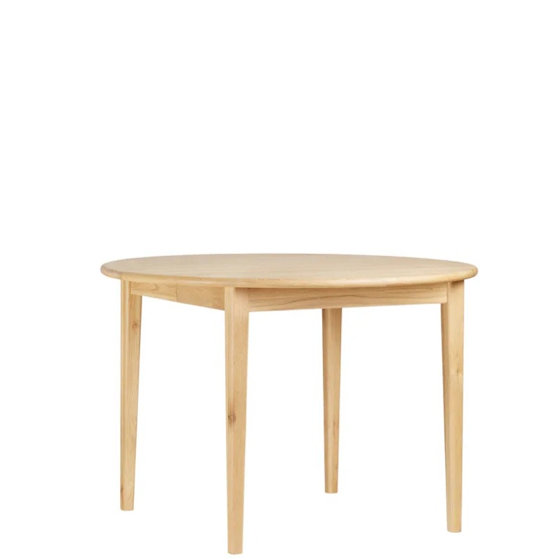 Table De Repas Ronde Extensible chene naturel majdeltier Table De Repas Ronde Extensible Chêne 110 cm