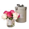 bouquet de 9 roses mix transparent majdeltier Côte Noire Bouquet de 9 Roses Multicolores Parfumées