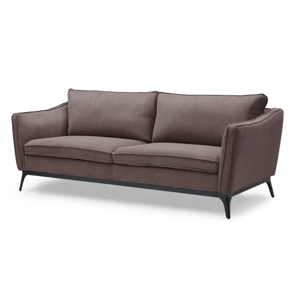 fauteuil-vert-beige-chocolat-majdeltier Canapé Cleo 3 Places En Velours Côtelé