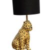 Lampe panthère céramique