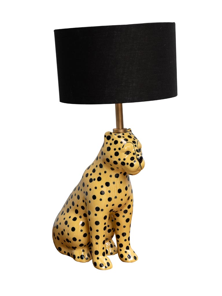 Lampe panthère céramique