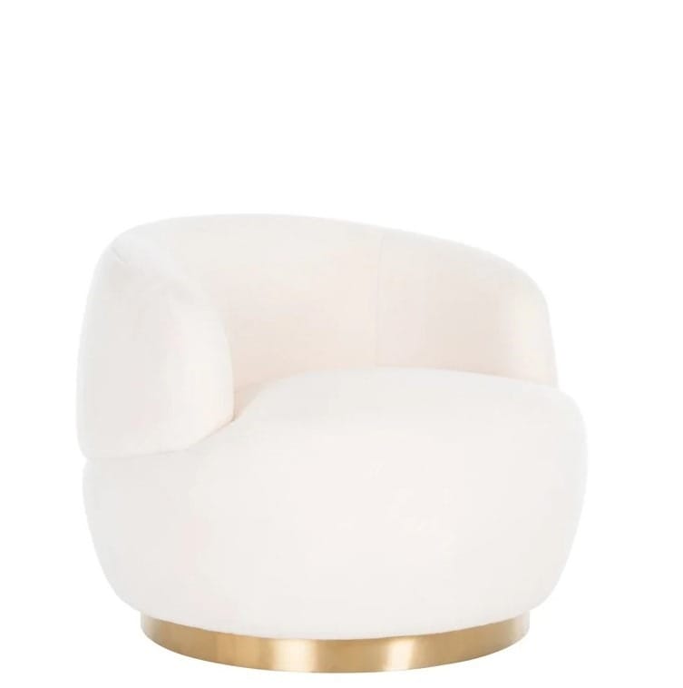 fauteuil teddy blanc