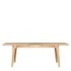 table-chene-clair-extensible-majdeltier-2 table chene clair extensible majdeltier 2