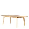 table-chene-clair-extensible-majdeltier-3 table chene clair extensible majdeltier 3