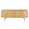 Buffet arrondi 4 portes chene naturel majdeltier