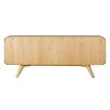 Buffet arrondi 4 portes chene naturel majdeltier 6