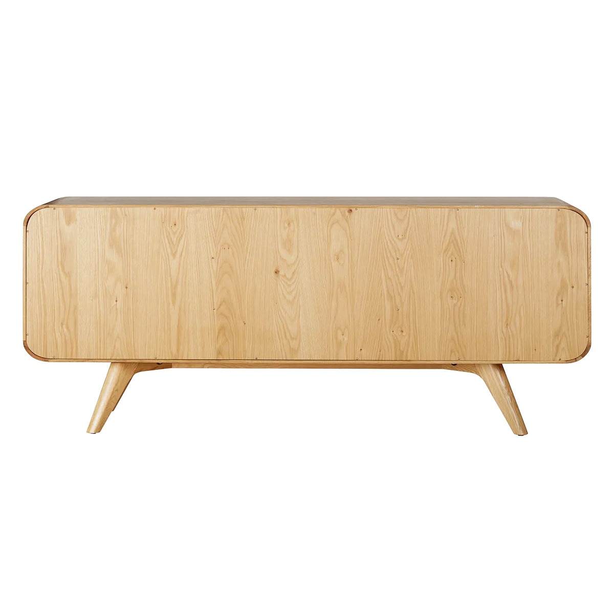 Buffet arrondi 4 portes chene naturel majdeltier 6