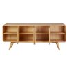 Buffet arrondi 4 portes chene naturel majdeltier 7