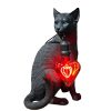 lampe-chat-noir-chouchou-majdeltier-ampoule-coeur-rouge Lampe Chat Noir Chouchou - WERNS®