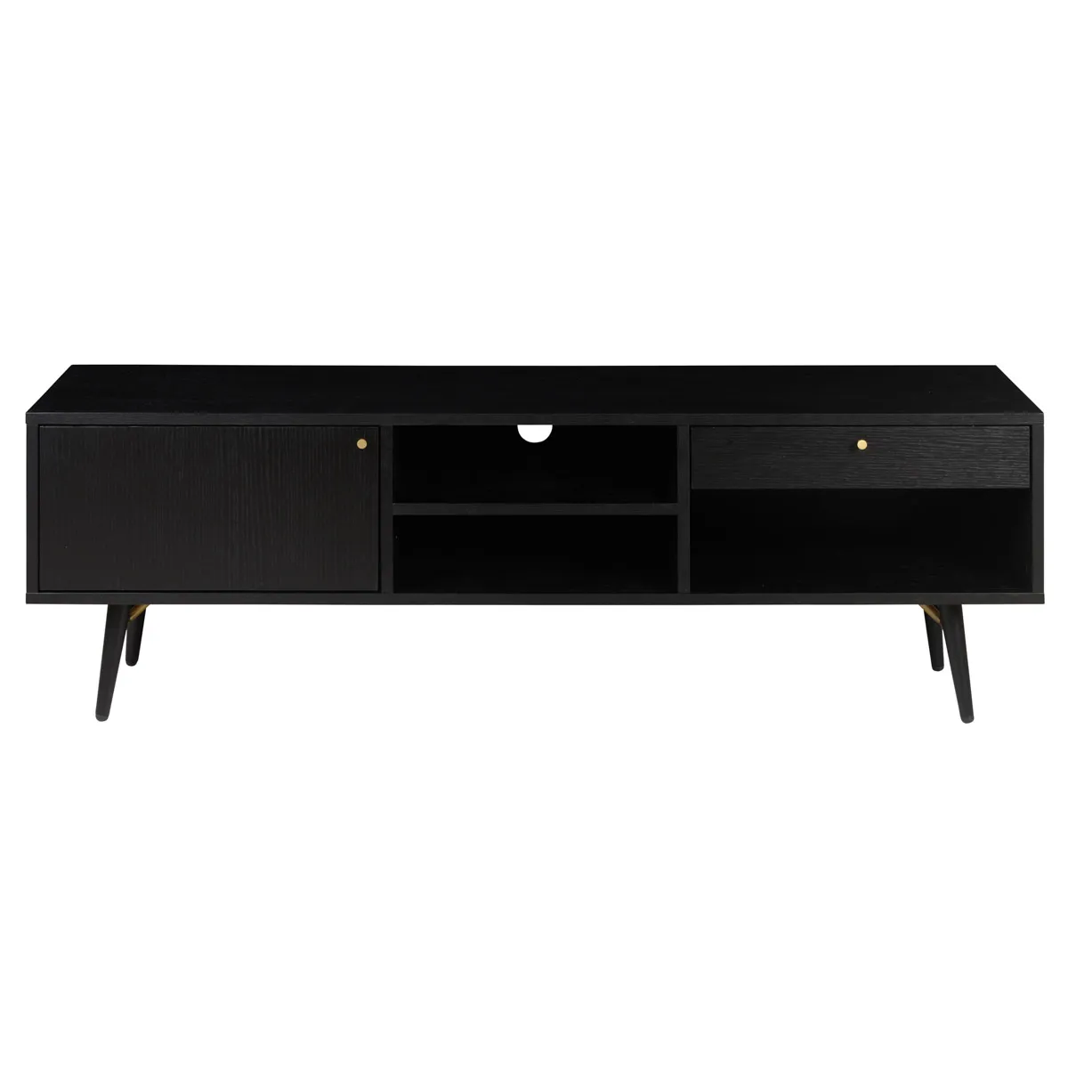 Meuble TV Chêne Noir