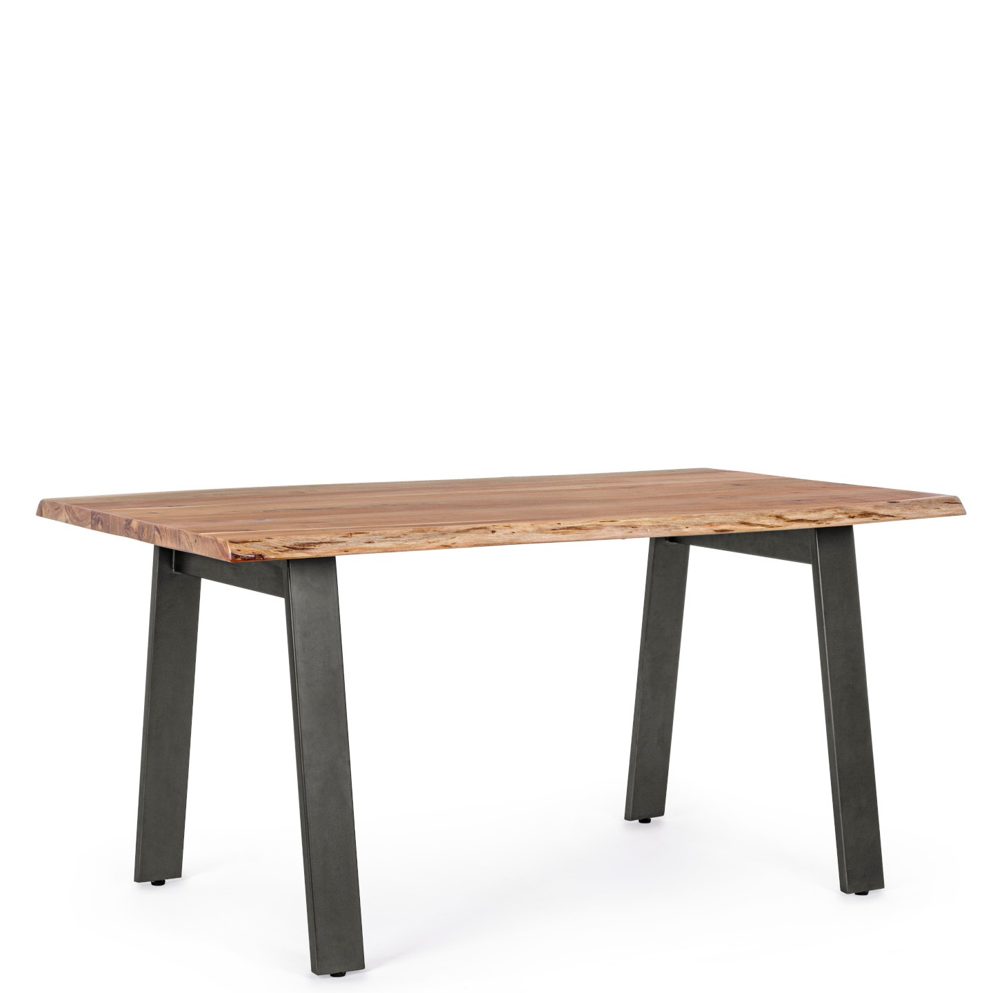 Table De Repas Aron Table De Repas Aron - Design industriel naturel, bords vivant