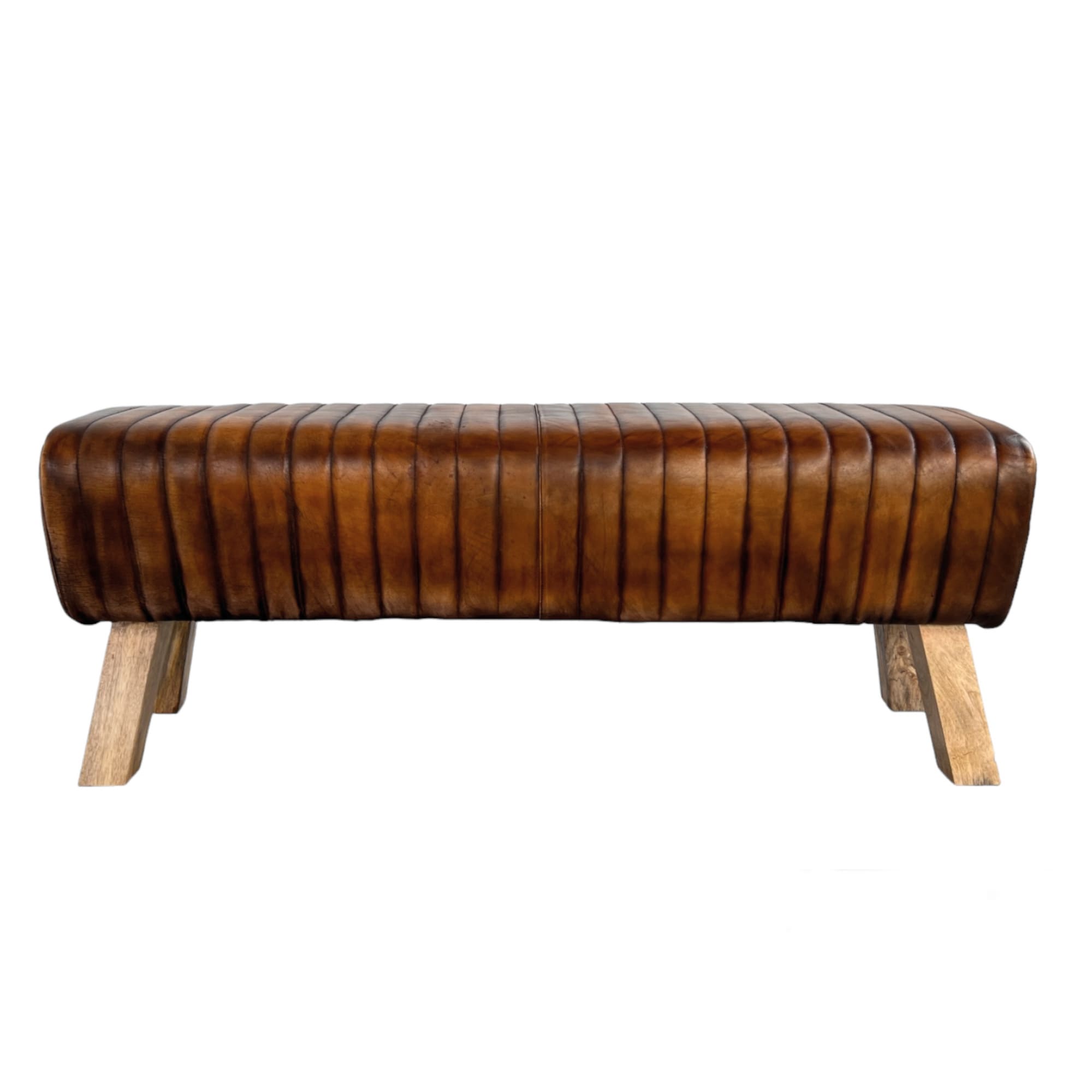 banc en cuir patine 5
