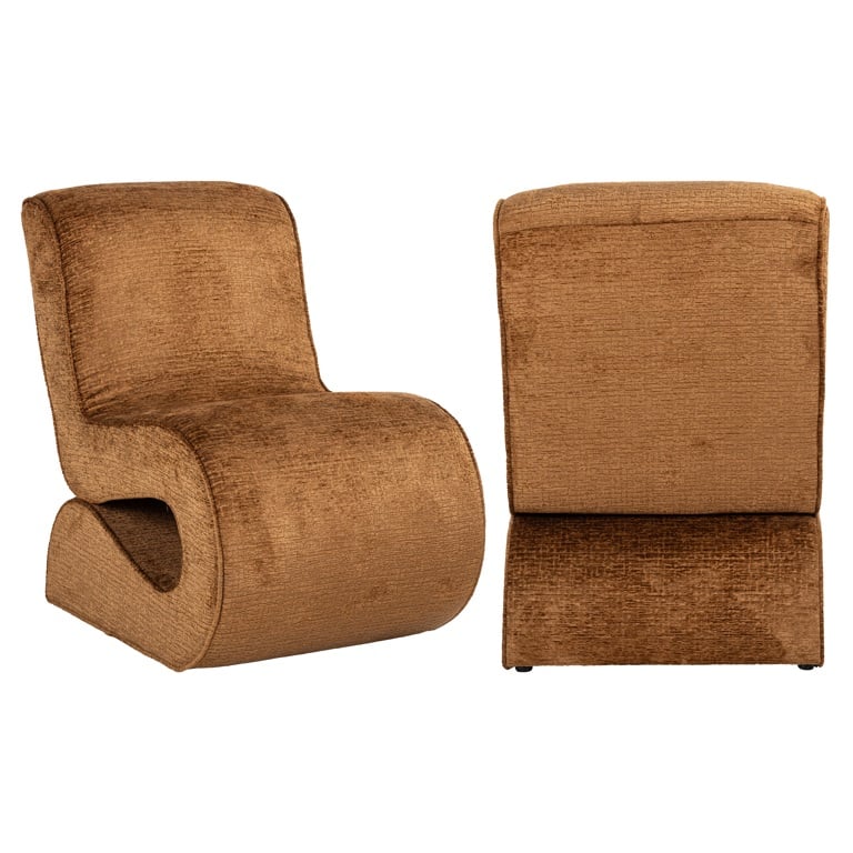 Fauteuil Frankie Fauteuil Frankie cognac