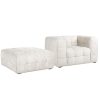Ensemble fauteuil merrol pouf merrol majdeltier