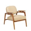 fauteuil alta cuir beige