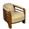 Fauteuil Club -riviera-Cuir beige-majdeltier-0 Fauteuil Club Riviera Cuir Beige