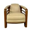 Fauteuil Club Biarritz Cuir beige-majdeltier-2 Fauteuil Club Biarritz Cuir beige majdeltier 2