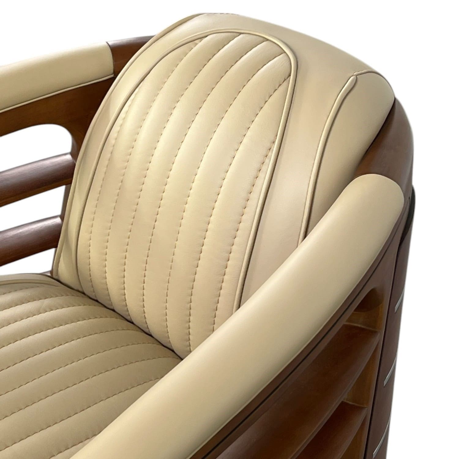 Fauteuil Club Biarritz Cuir beige-majdeltier-4 Fauteuil Club Biarritz Cuir beige majdeltier 4