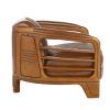 Fauteuil Club Monaco Cuir 3 fauteuil club biarritz cuir chocolat 3