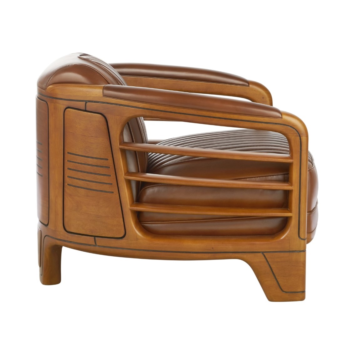 Fauteuil Club Monaco Cuir 3 fauteuil club biarritz cuir chocolat 3
