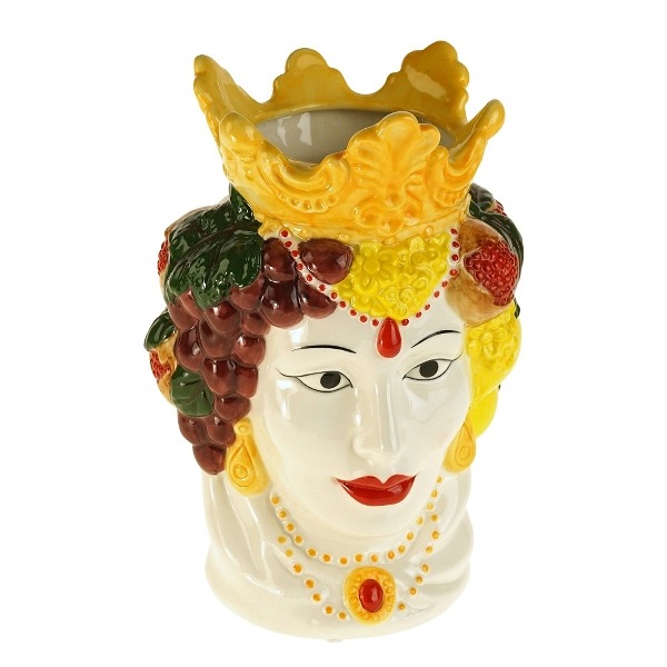 Vase décoratif Isabetta multicolore