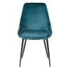 chaise darius velours bleu 2 chaise darius velours bleu 2